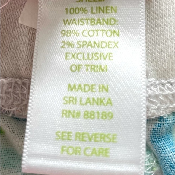 Lilly Pulitzer High Beam Lighthouse Linen Pants - Picture 9 of 11